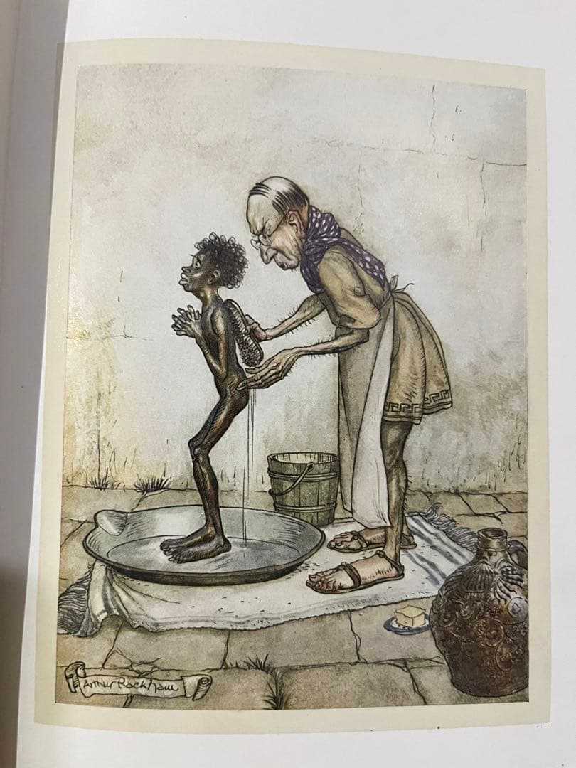 No.421レア 希少 アンティーク 古書 洋書 絵本 童話　アーサー・ラッカム