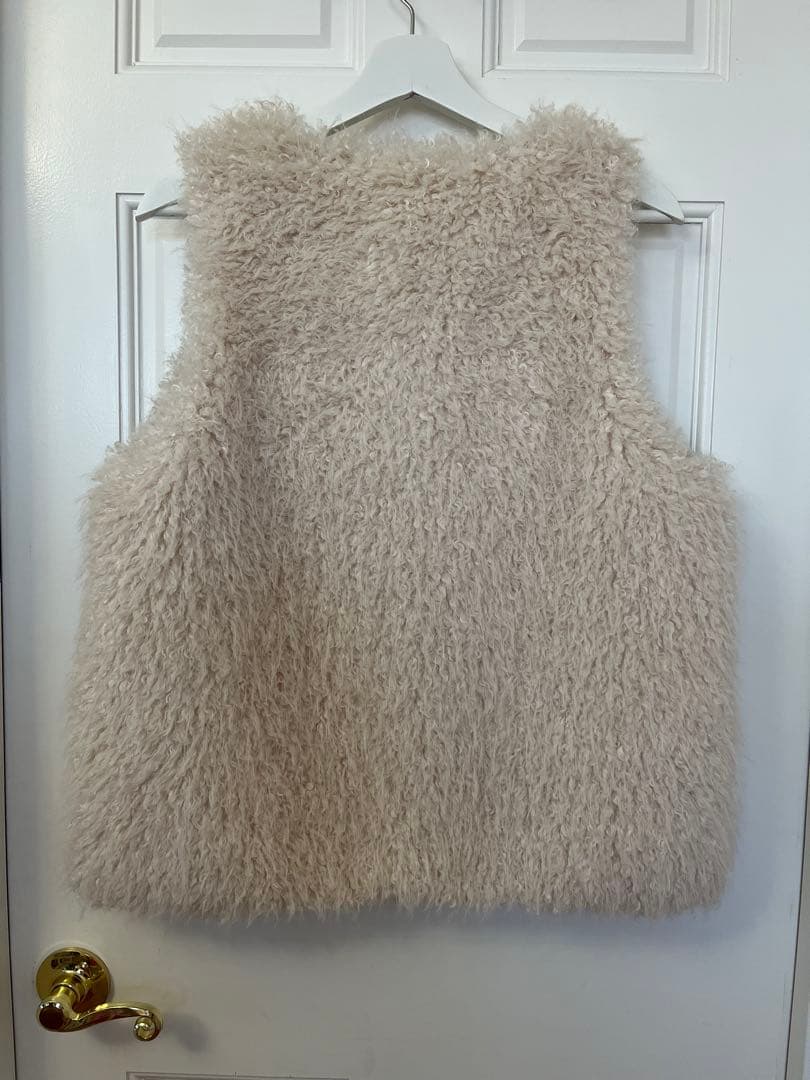 ANAYI ☆2023AWフェイクファージレ　オフホワイト