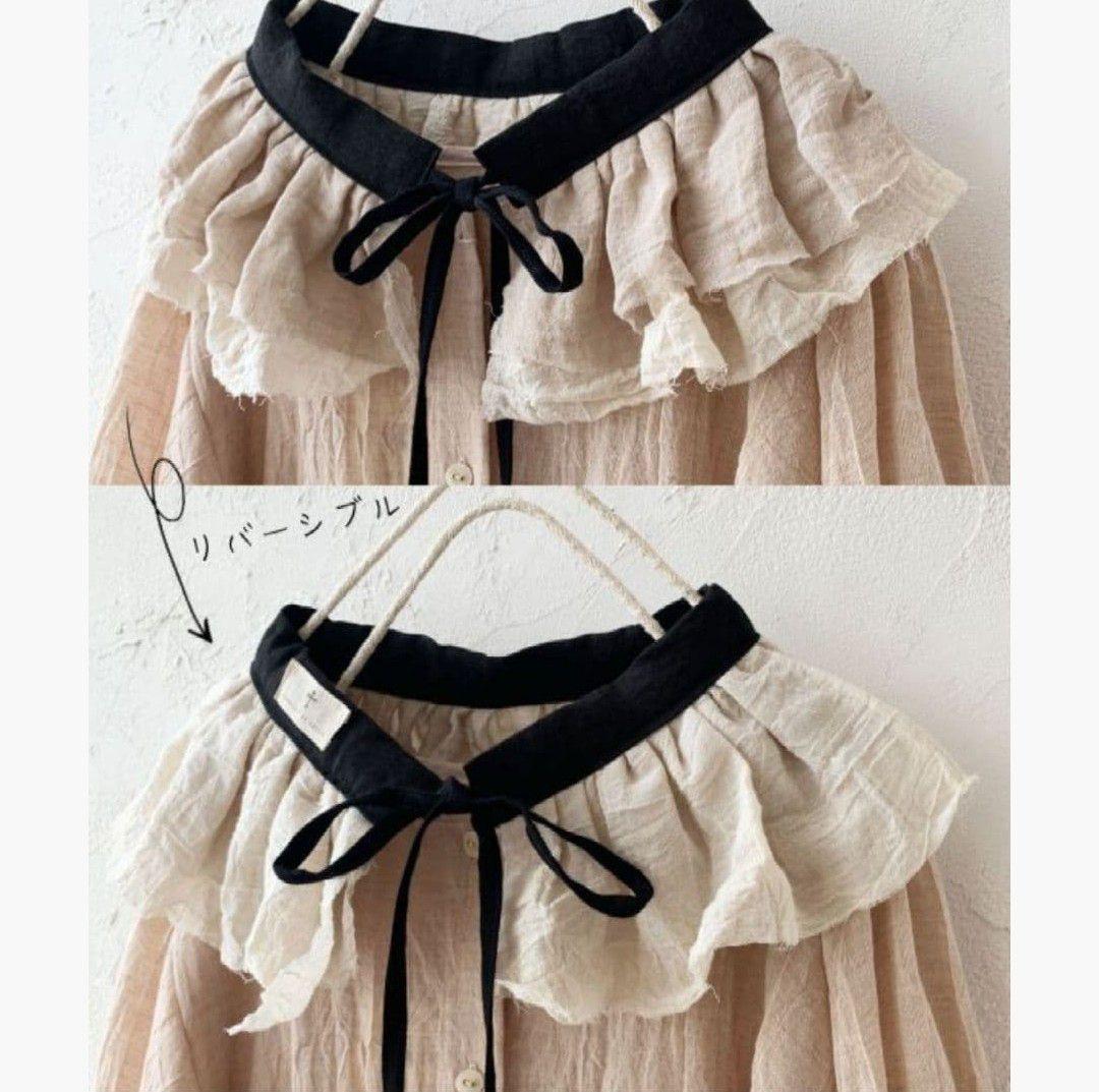 マルシェドゥスール MARCHE’DE SOEUR 付け襟つき2wayワンピース