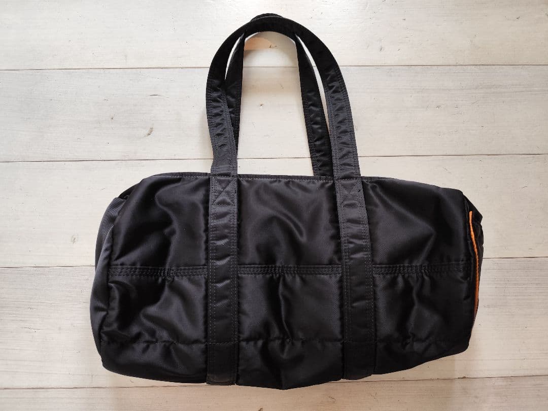 極美品　PORTER ポーター ミニボストン ドラムバッグ 　タンカー　L