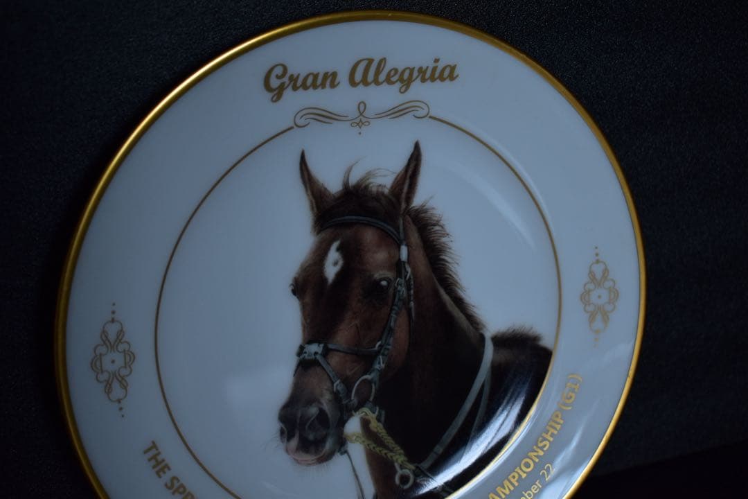 大倉陶園 グランアレグリア　優勝記念　皿　サンデーレーシング 競馬　ウマ娘　皿