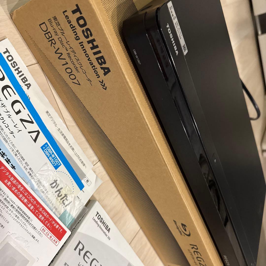 TOSHIBA REGZA レグザブルーレイ DBR-W1007