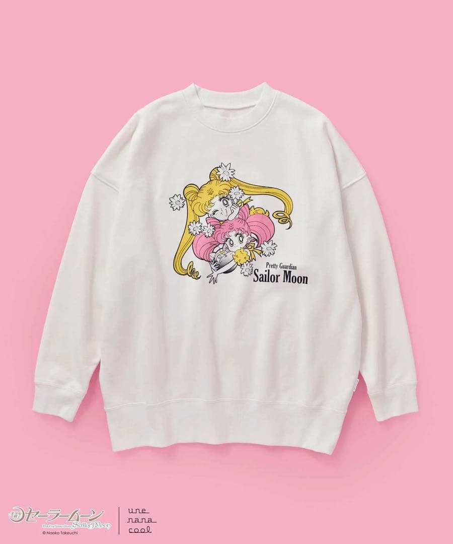 セーラームーン　ウンナナクール　une nana ルームウェア　アイボリー　白