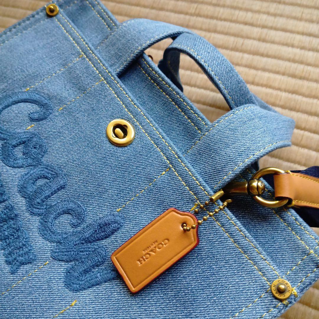 Coach デニムトートバッグ