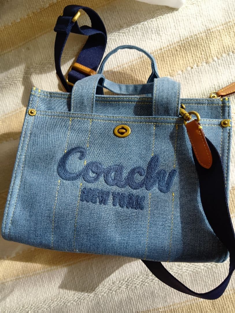 Coach デニムトートバッグ