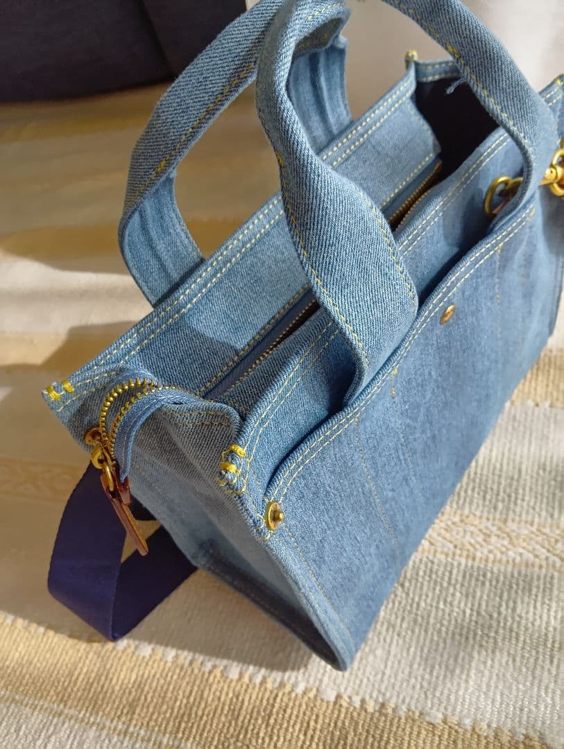 Coach デニムトートバッグ