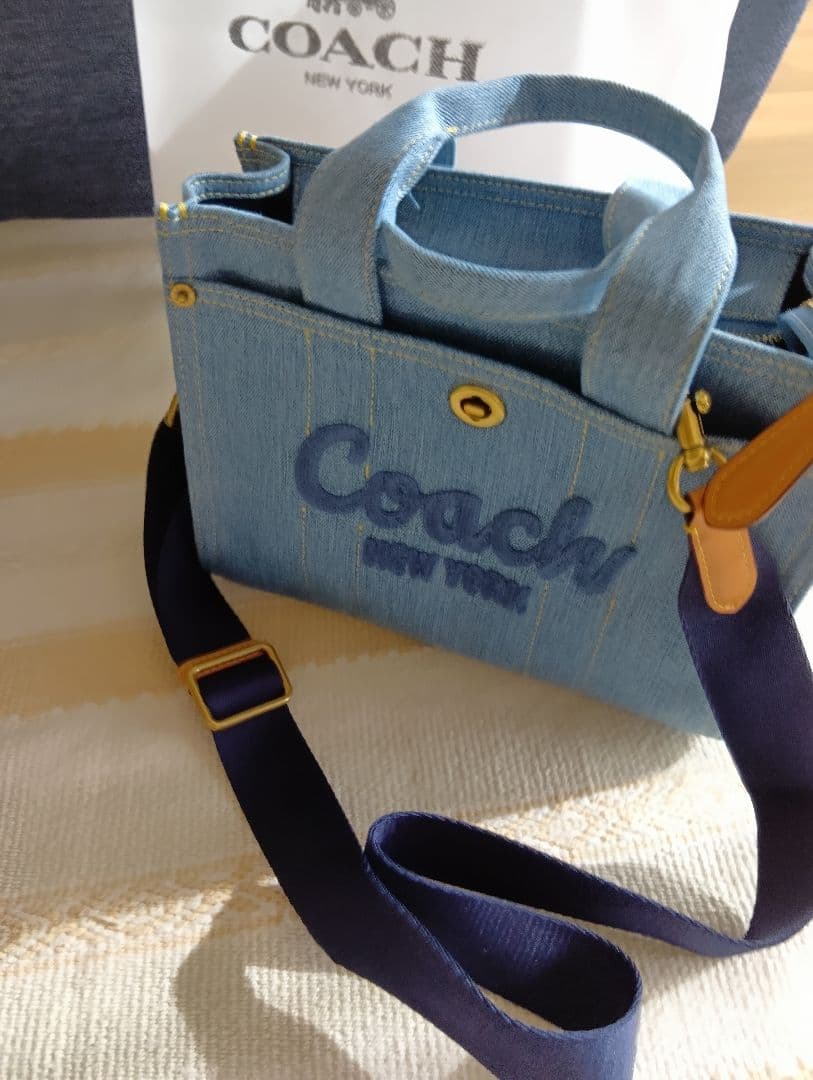 Coach デニムトートバッグ