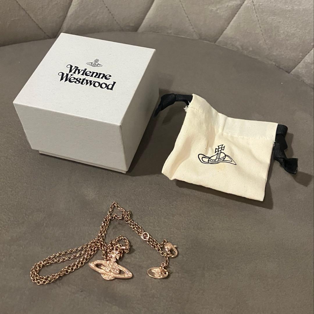 Vivienee Westwood ネックレス ピンクゴールド