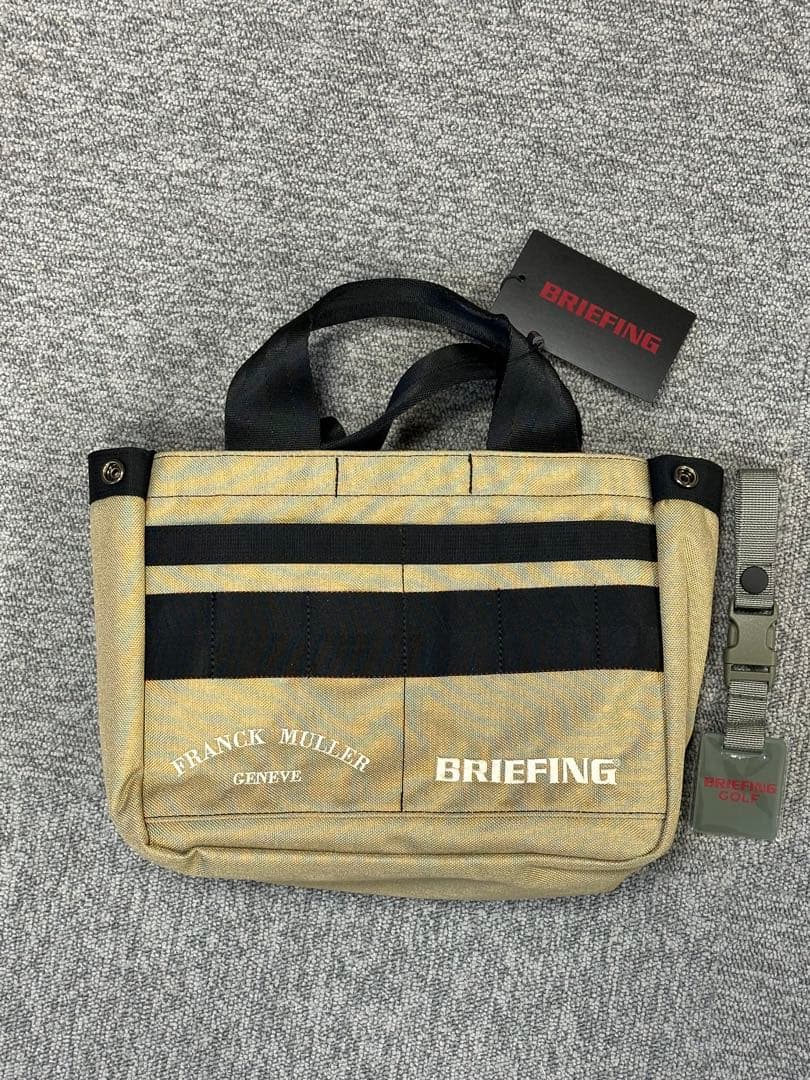 BRIEFING x FRANCK MULLER カートバック ベージュ