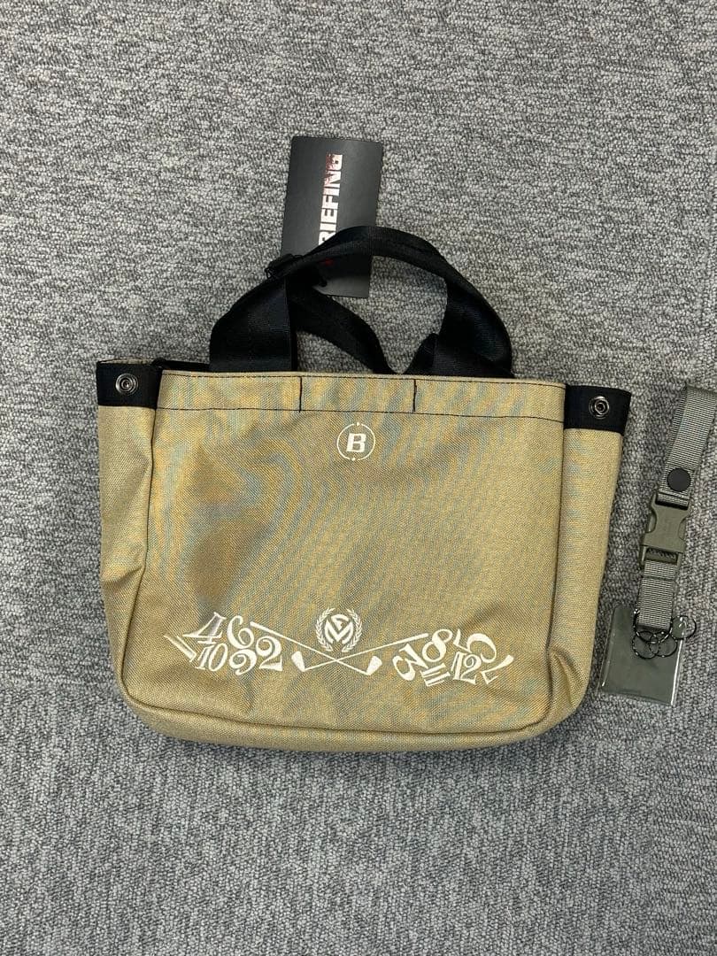 BRIEFING x FRANCK MULLER カートバック ベージュ