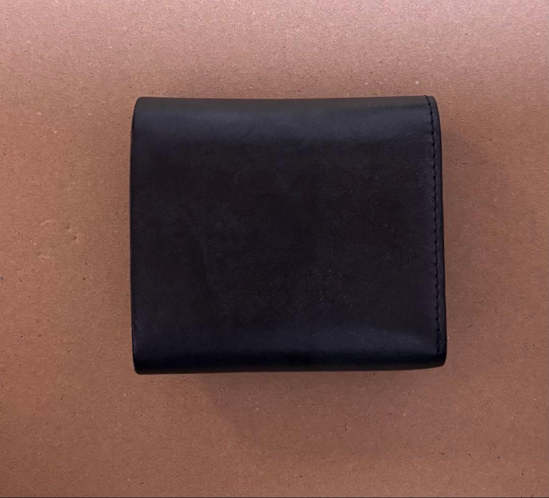 Hender scheme flap wallet ネイビー