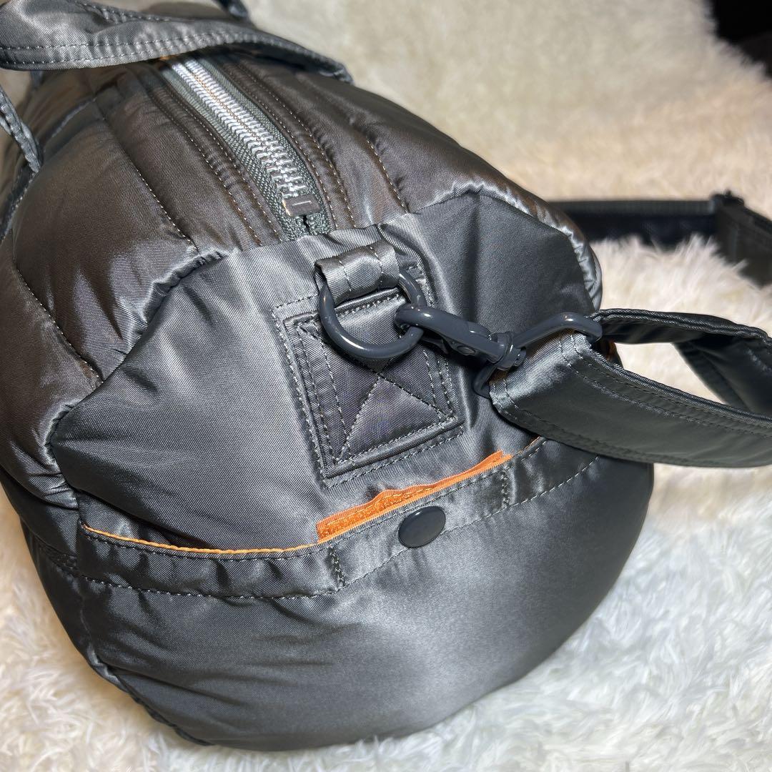 極美品✨PORTER ポーター タンカー 2WAYボストンバッグ シルバーグレー