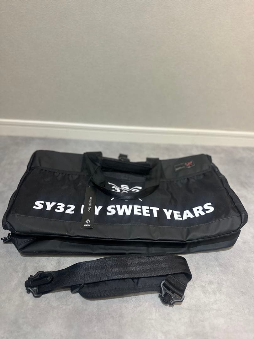 【新品】SY32 BY SWEET YEARS ゴルフ　ボストンバッグ 黒