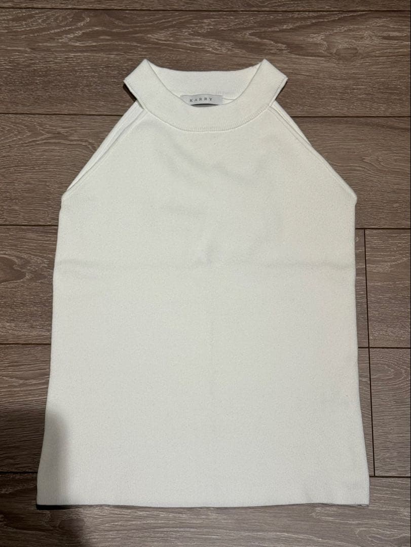KARRY / American sleeve tank ホワイト