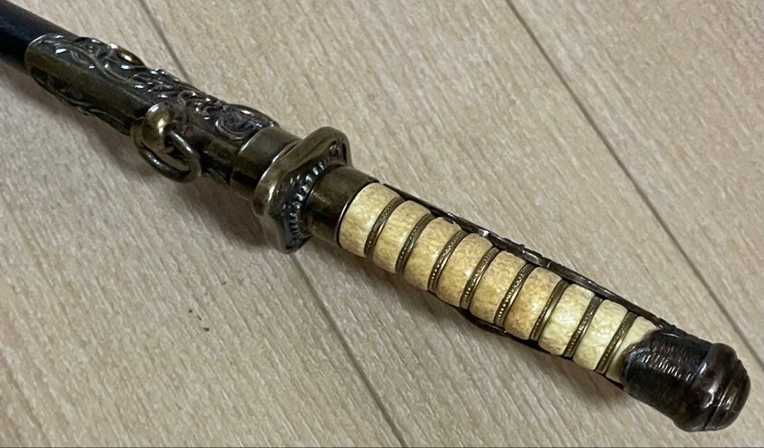 模造刀　美術刀　サーベル　指揮刀　時代武具　2本セット　A0431