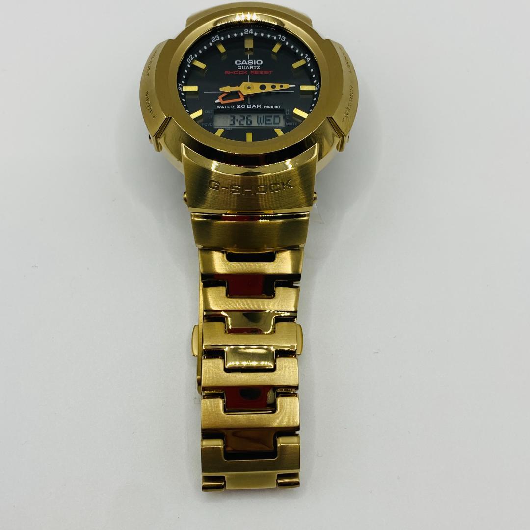 美品 G-SHOCK AWM-500GD カシオ フルメタル ゴールド