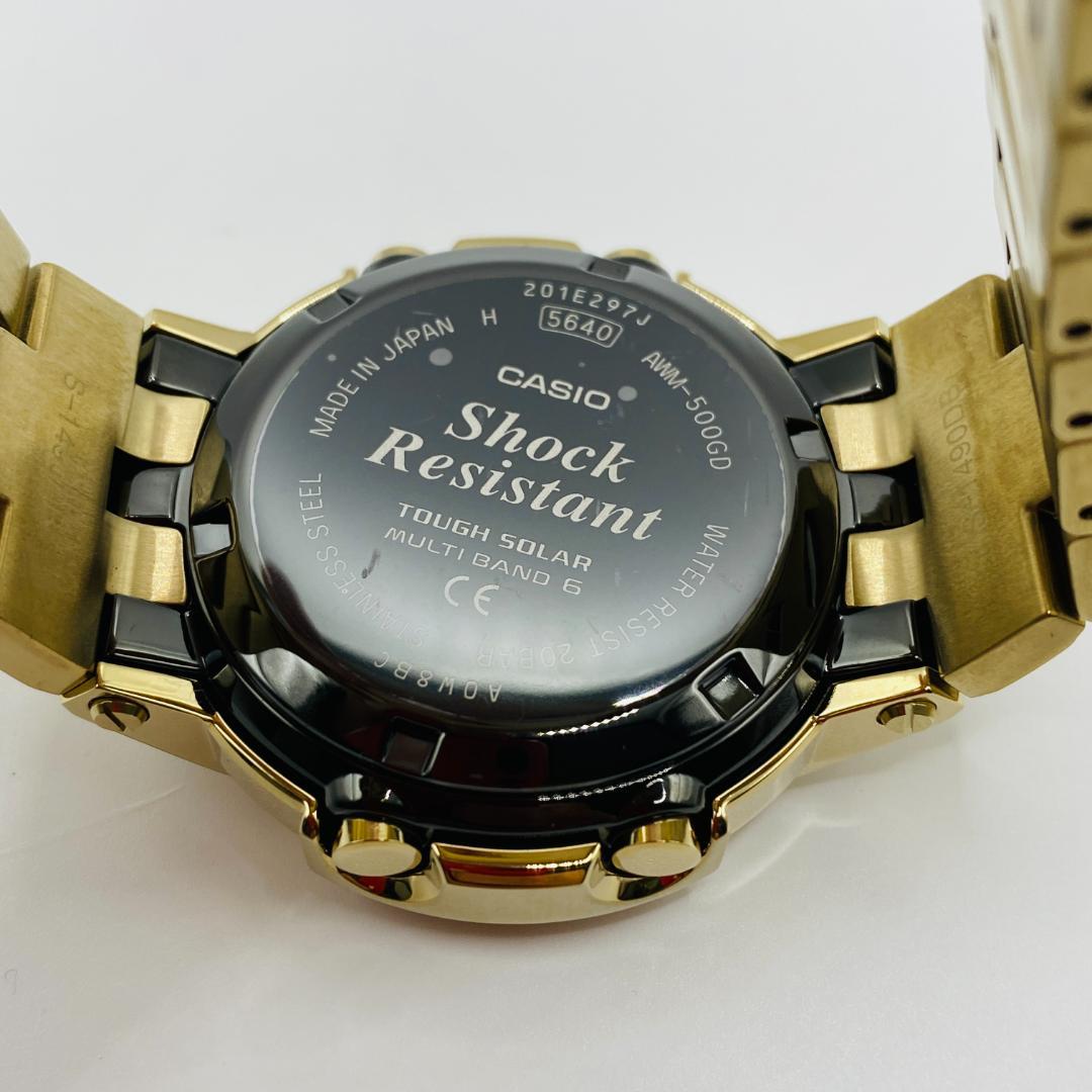 美品 G-SHOCK AWM-500GD カシオ フルメタル ゴールド
