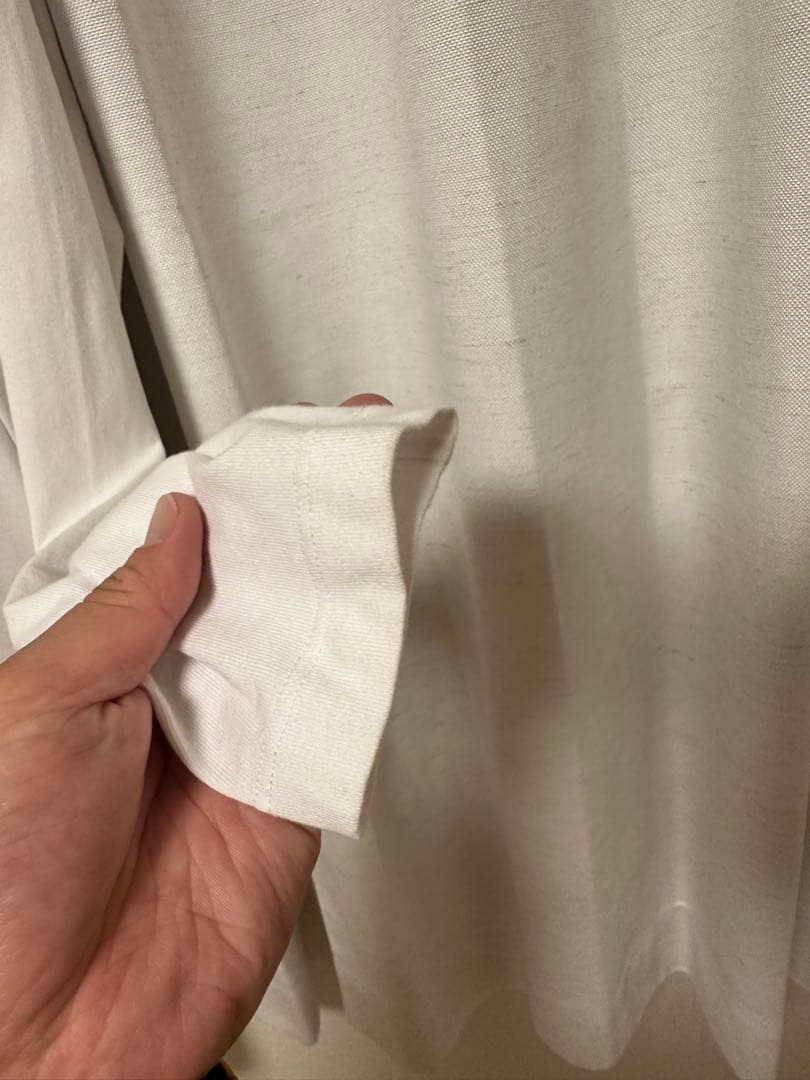 MONCLER ホワイト クリーニング済　長袖　ロンT モンクレール　サイズＭ