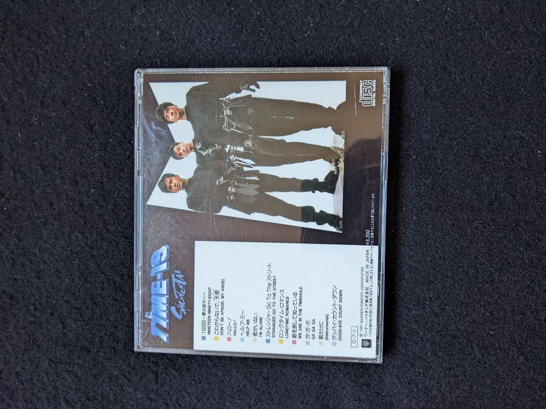 少年隊　アルバム　TIME 19 君だけに　都志見隆　東山紀之　錦織一清