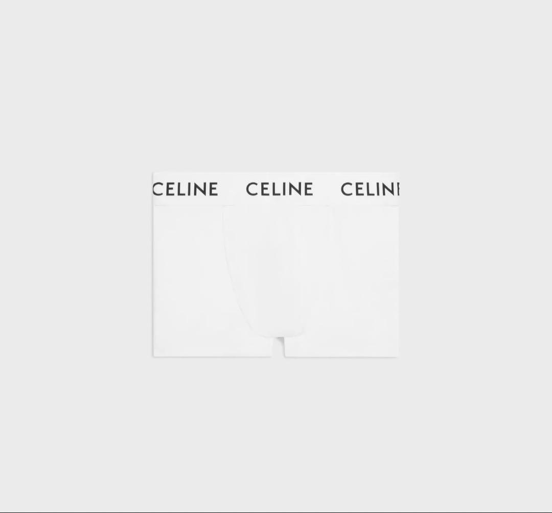セリーヌ メンズ ボクサーパンツ ホワイト L