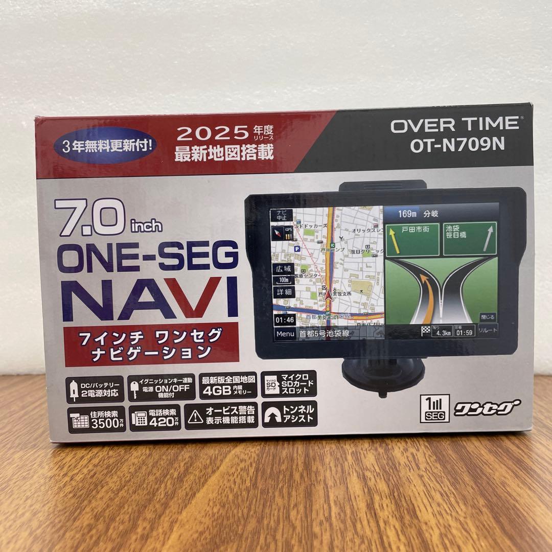11373 OVERTIME 7インチ ワンセグ ナビゲーションOT-N709N