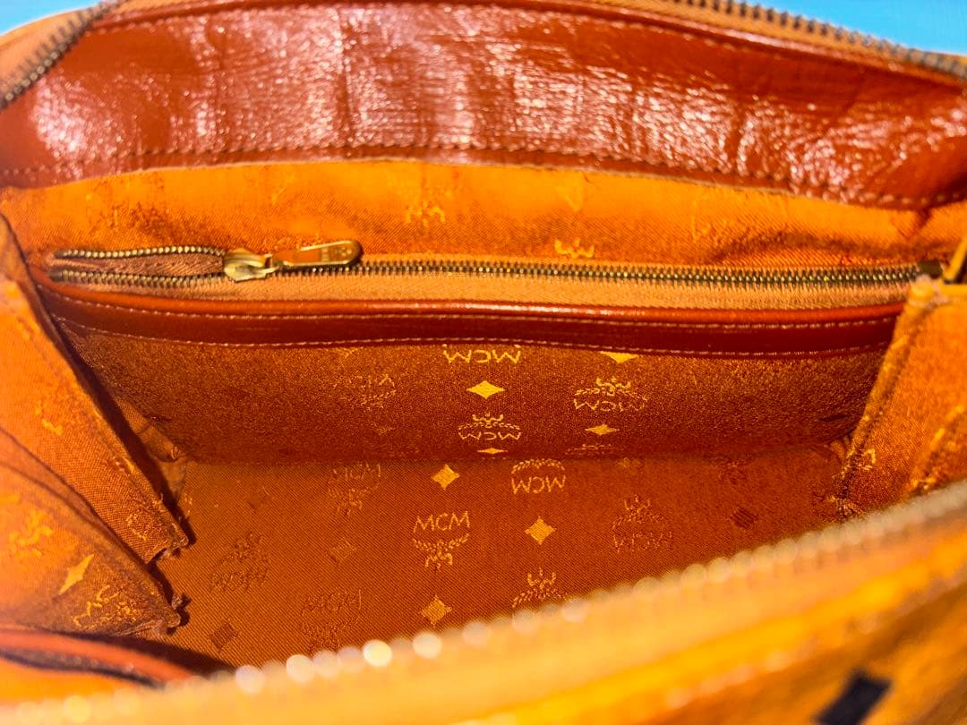 MCM モノグラム 2way ミニボストン ショルダーバッグ