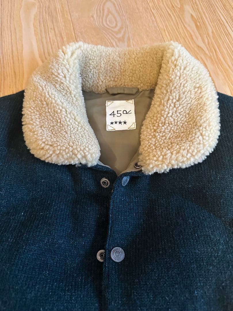 45R シェットランドニット×ナイロンの908ベスト