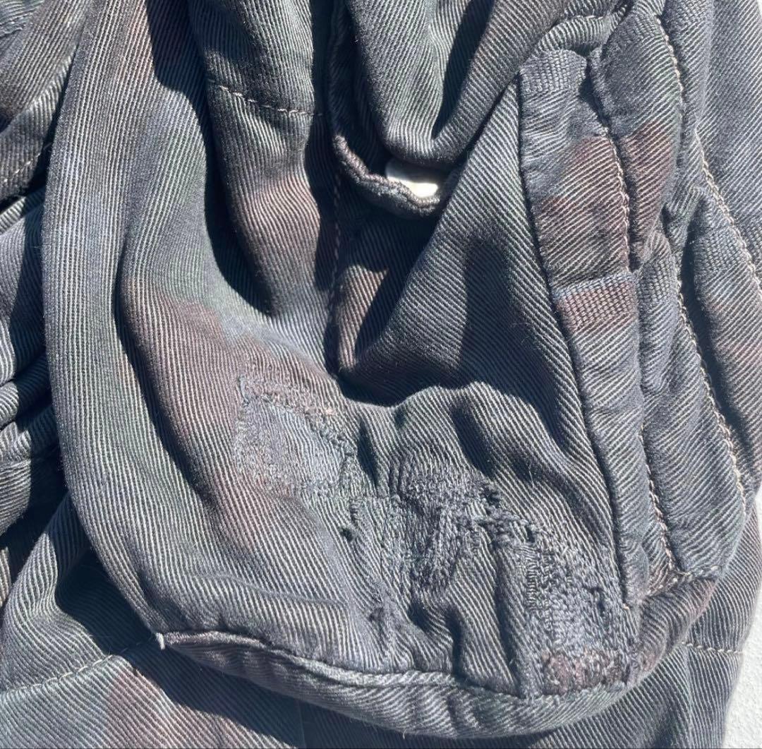 [マイケル竹中] スイス軍 M60 アルペンカモ 後染め ブラック 黒染め