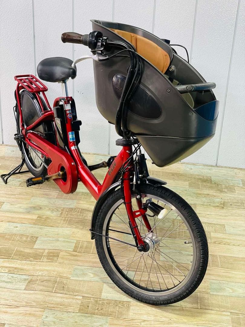 3120ブリヂストン8.9アンペア　3人乗り対応子供乗せ　電動アシスト自転車