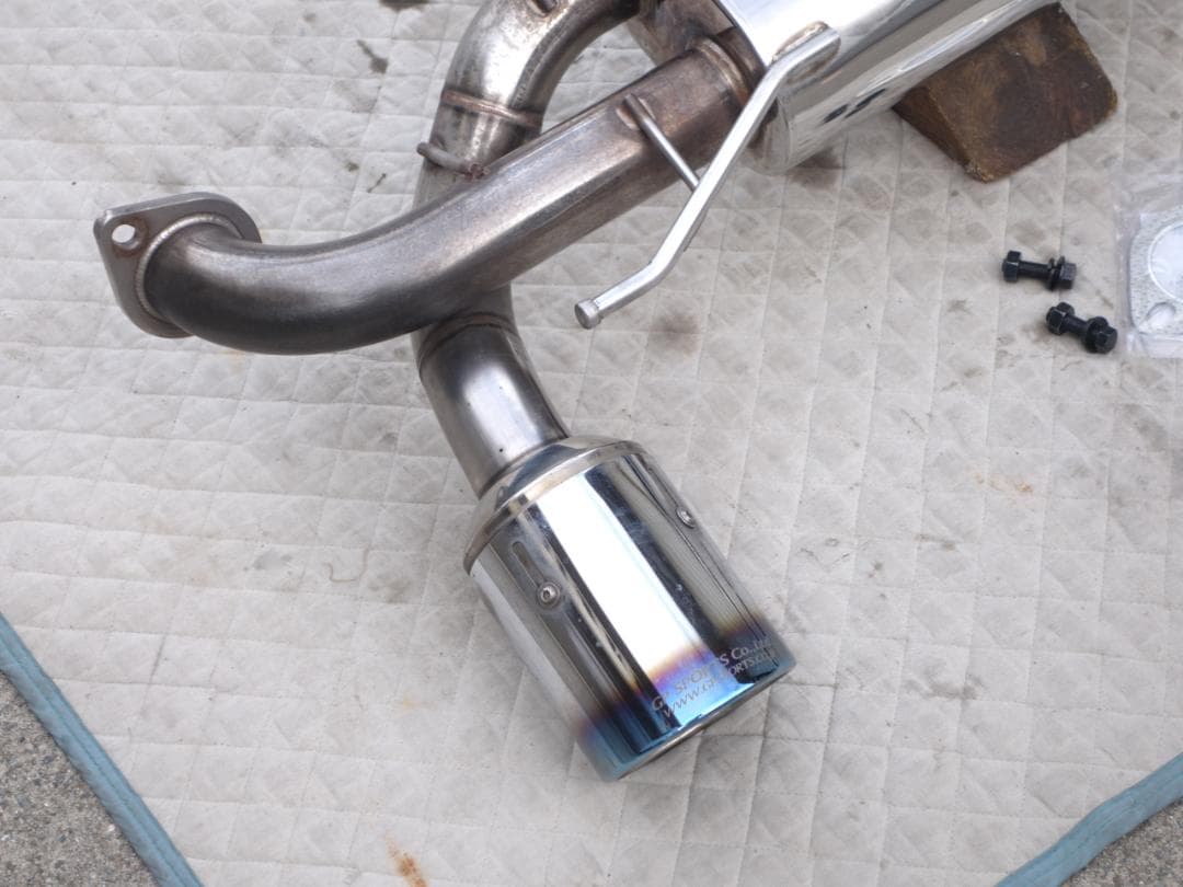 走行少 美品 オマケ付き GPスポーツ マフラー 86 brz zn6 zc6