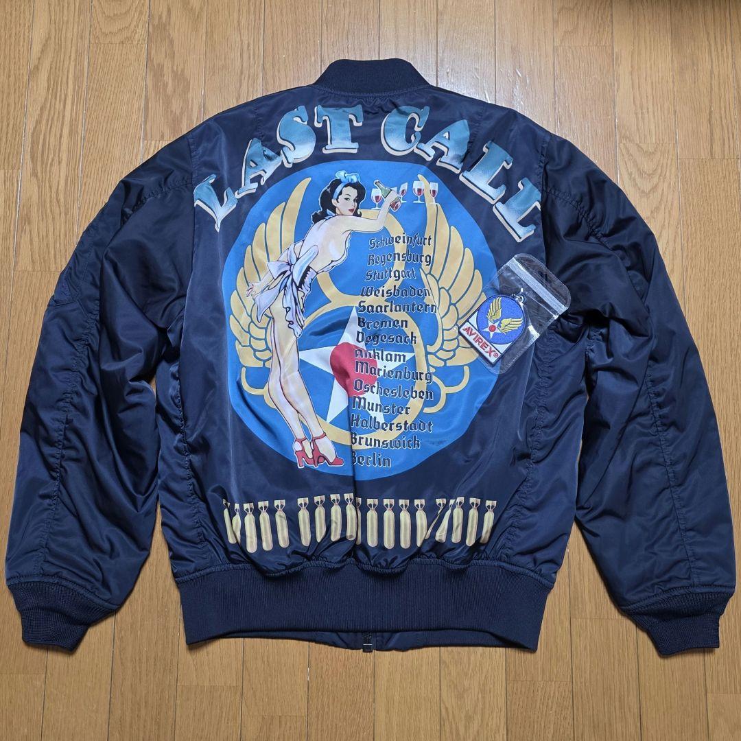 新品】AVIREX LAST CALL ピンナップガール MA-1 復刻デザイン