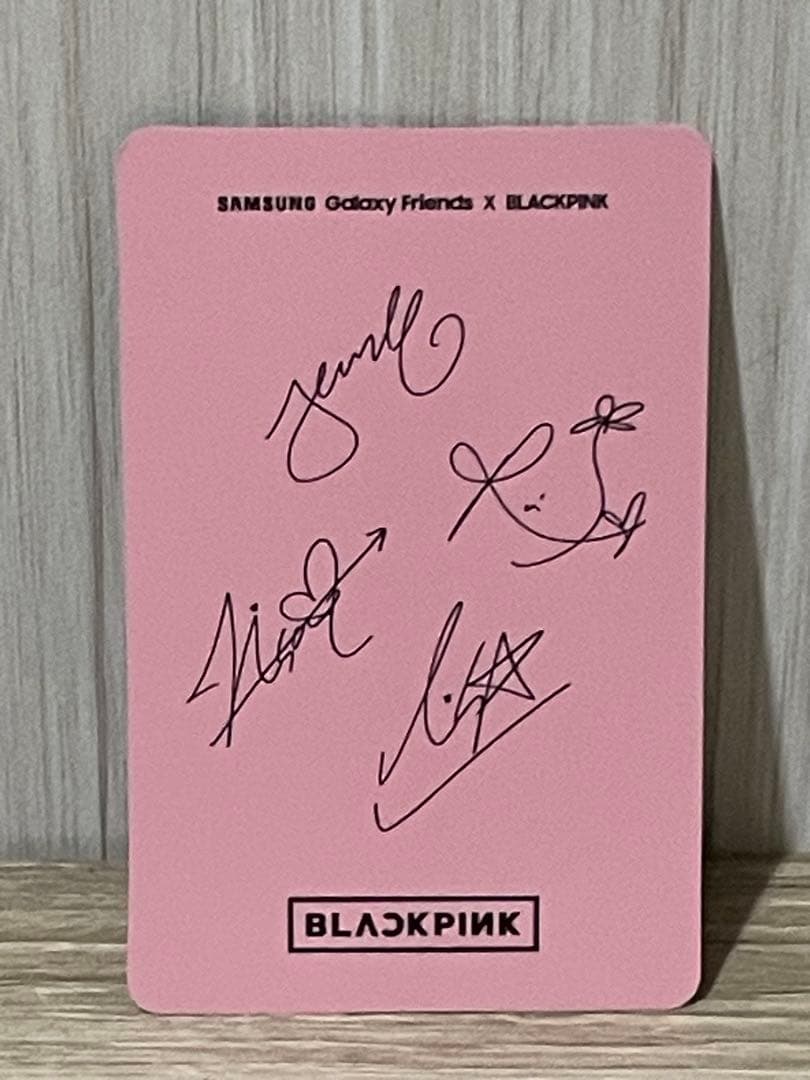 Blackpink x Galaxy 限定セット　ケース充電スタンドカード5枚