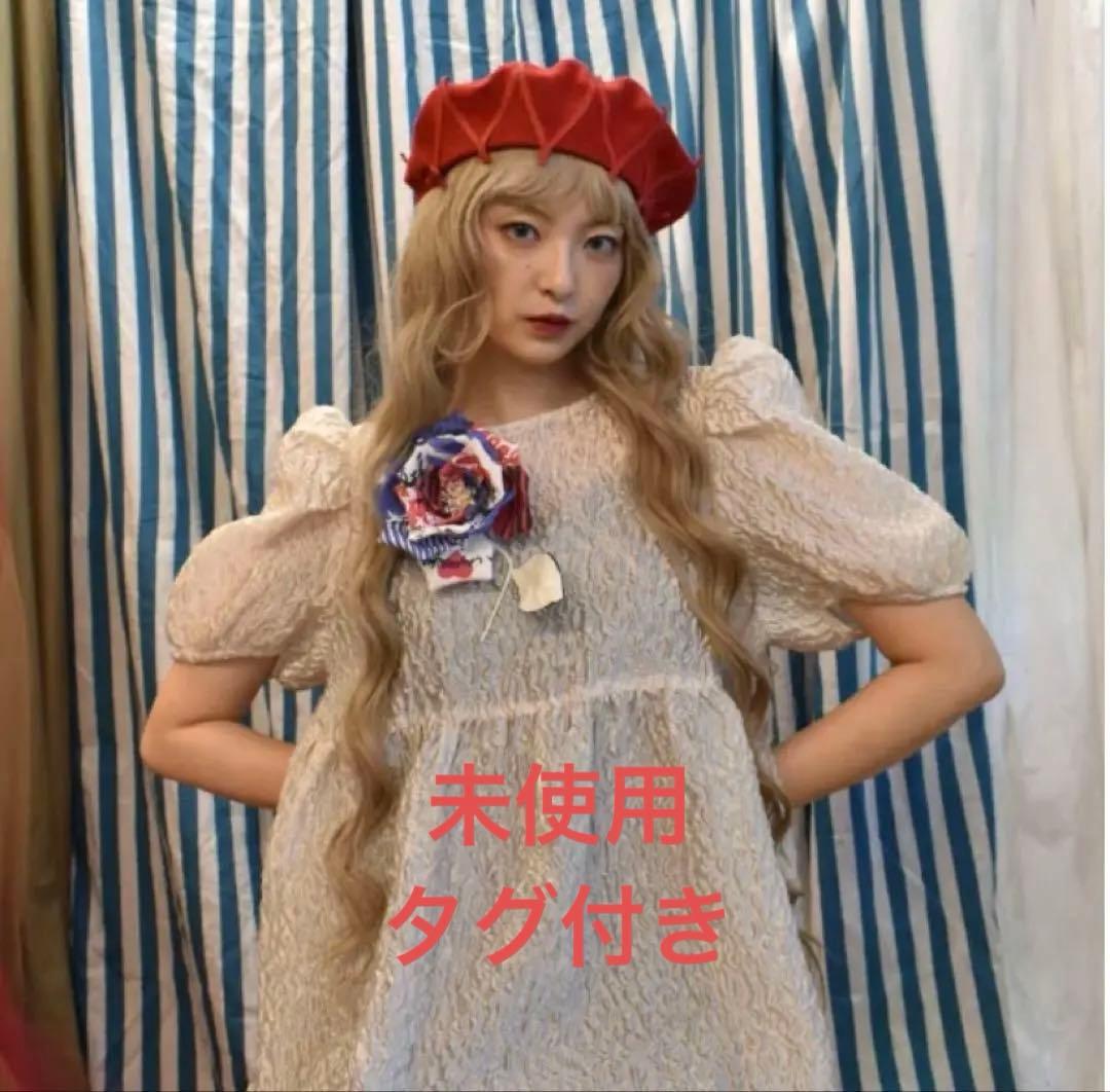 バラ色の帽子　ベレー帽　赤　BaraironoBoushi