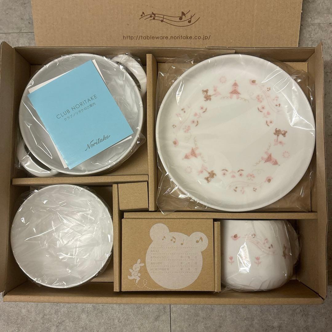 未使用品✨️ノリタケ ライトステップ ピンク 4点セット