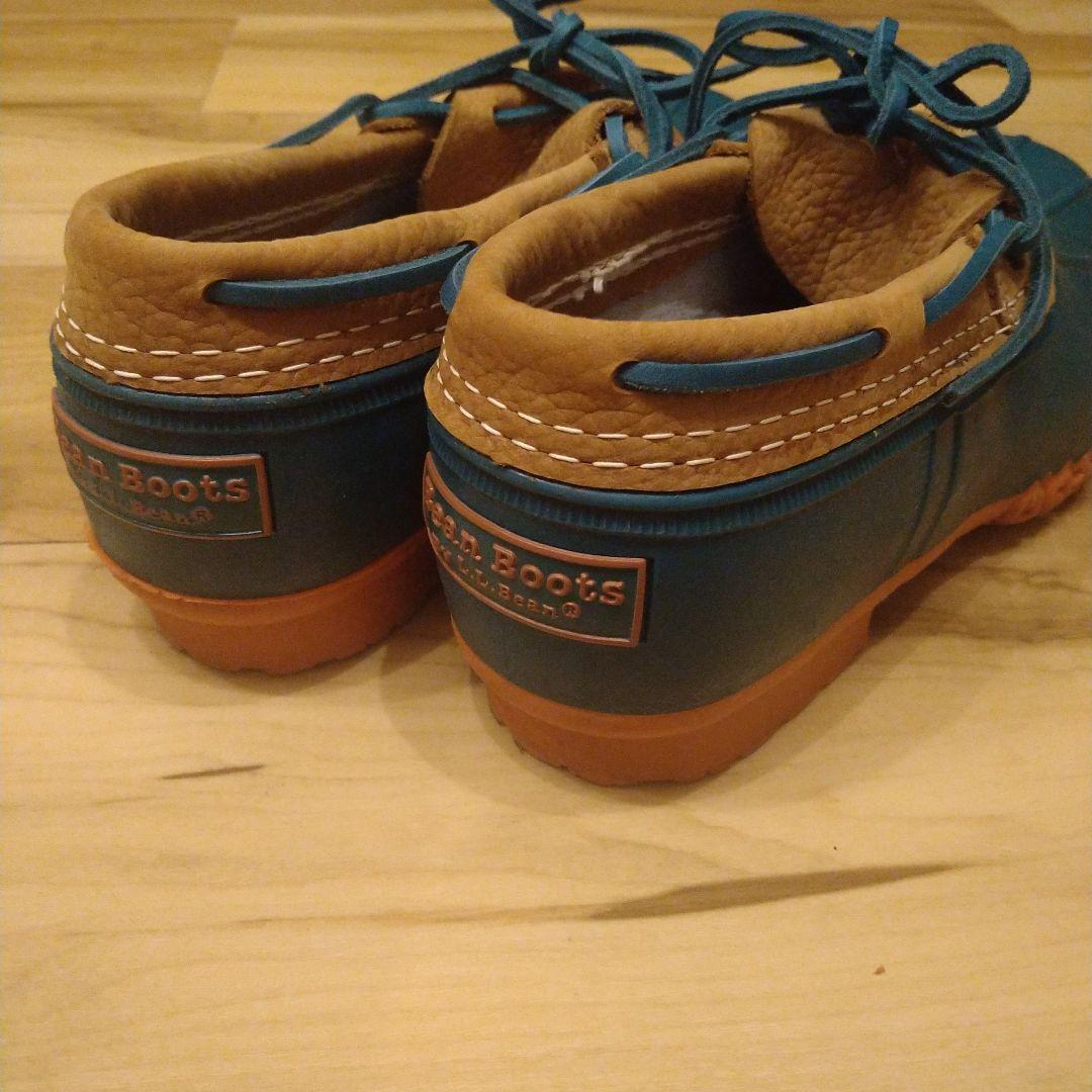 ビーンブーツ　LLBean　ガムシューズ　サイズ約２６センチ前後　オレンジ　緑