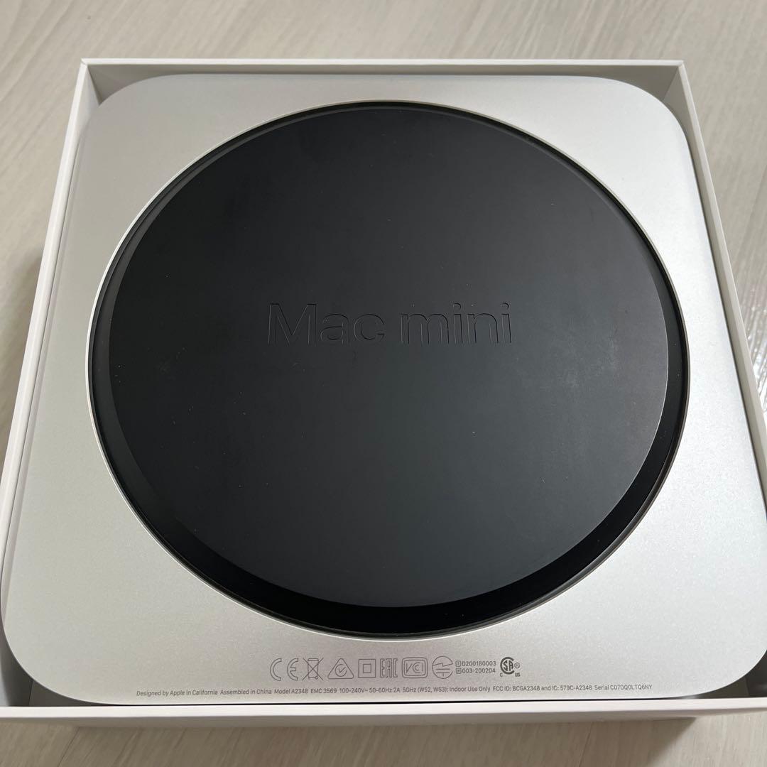 美品 M1 Mac mini シルバー SSD 256GB/メモリ 16GB