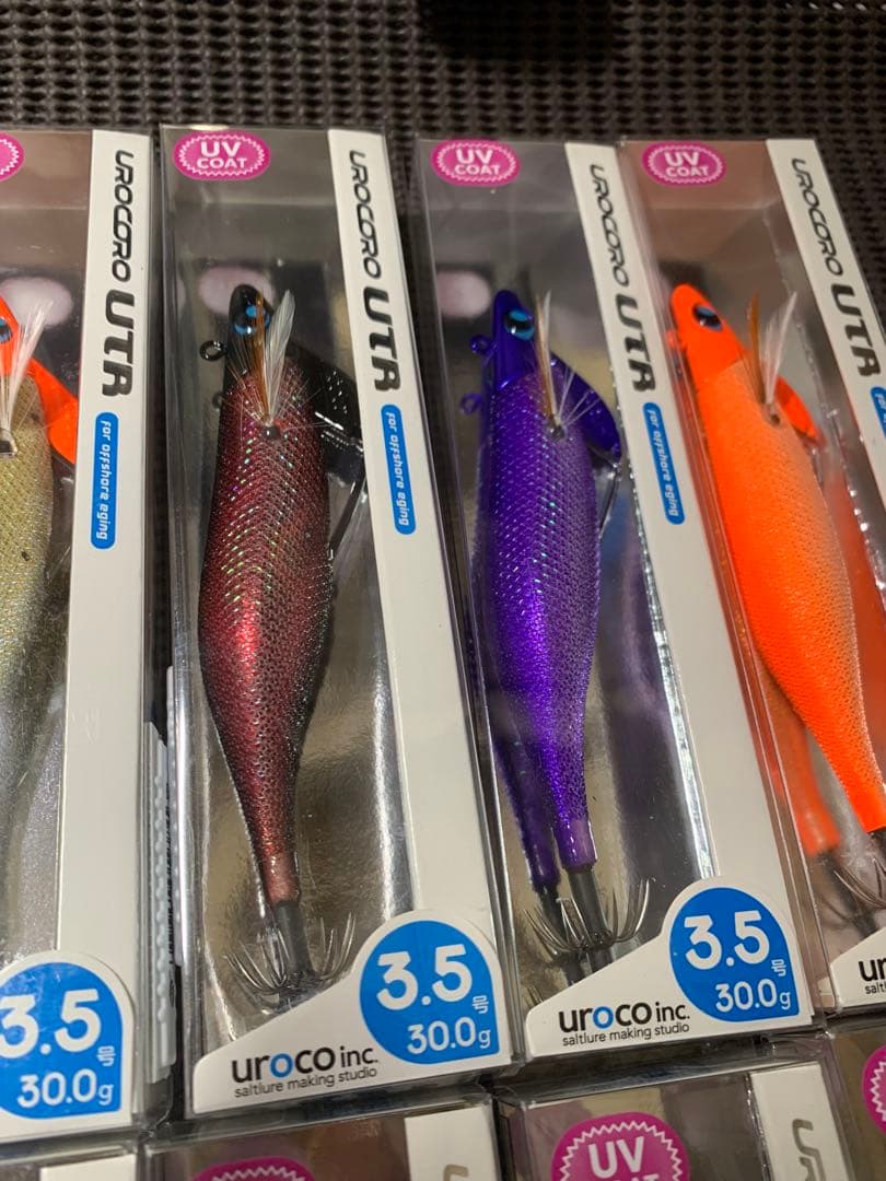 ウロコロUTR！3.5号9本！６カラー！ティップランに！ダートマックスtrにも！