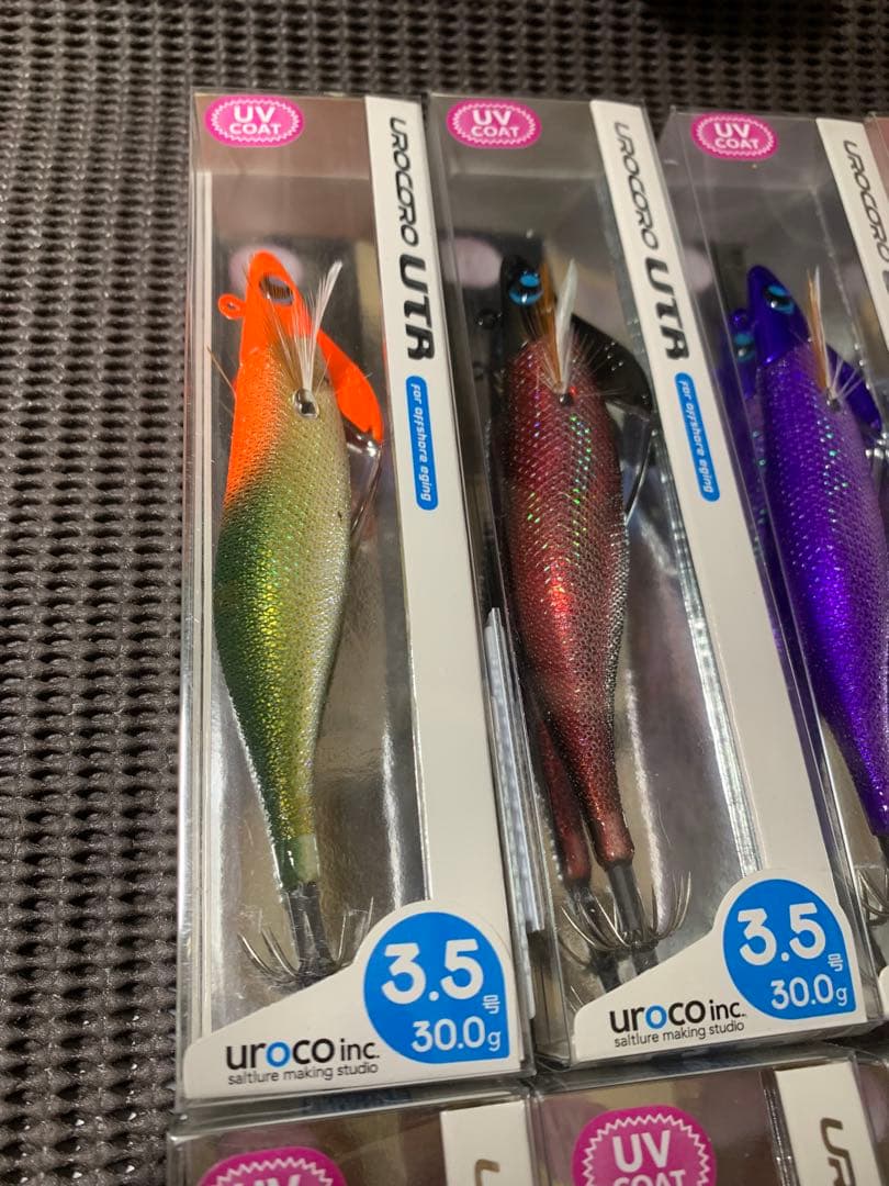 ウロコロUTR！3.5号9本！６カラー！ティップランに！ダートマックスtrにも！