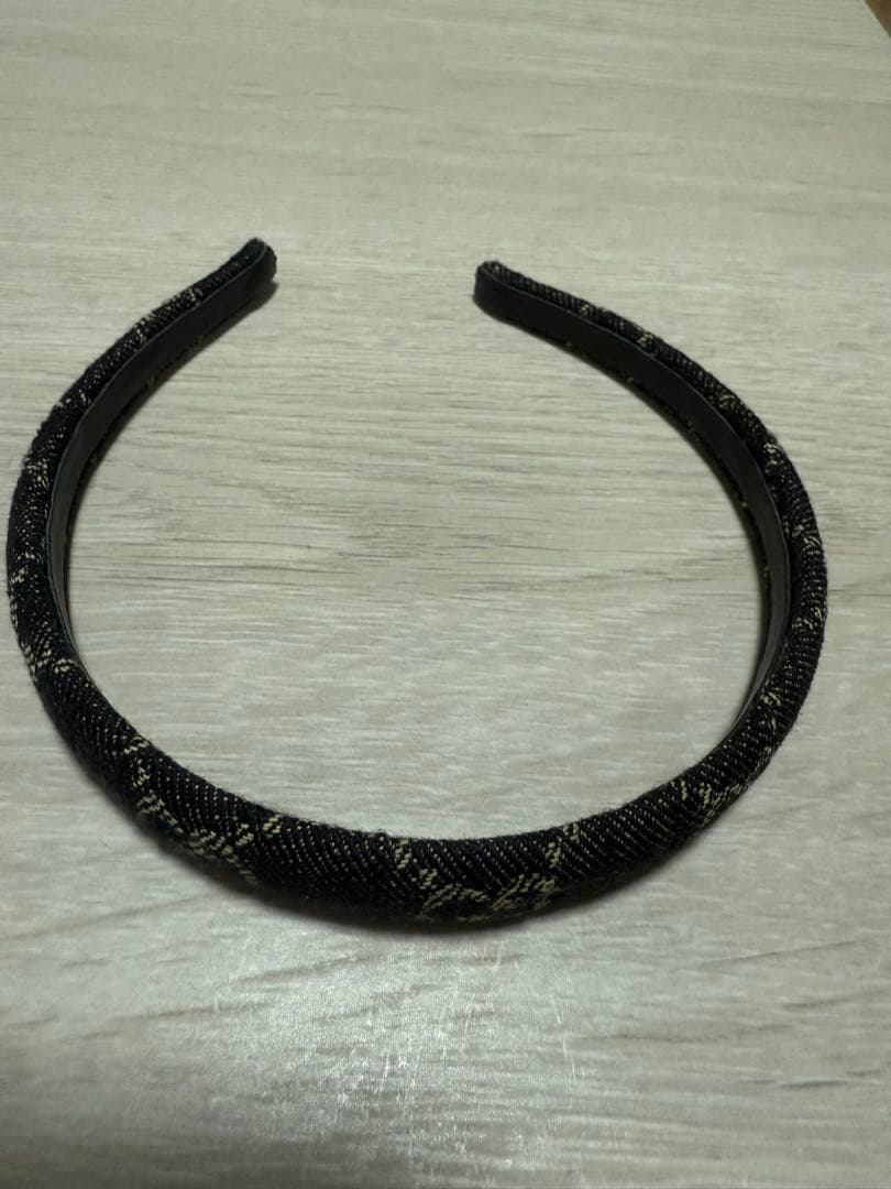 GUCCI カチューシャ　エコウォッシュドGGデニムヘアバンド