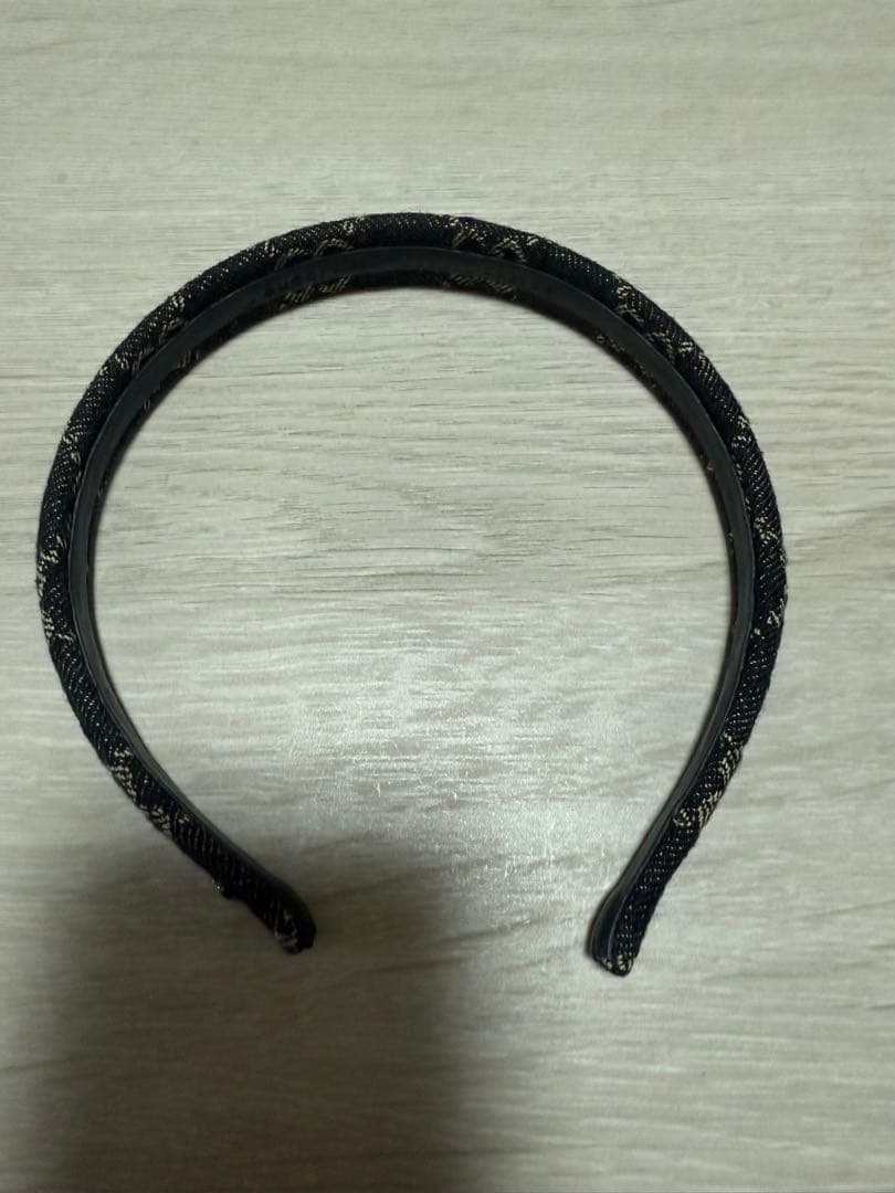 GUCCI カチューシャ　エコウォッシュドGGデニムヘアバンド