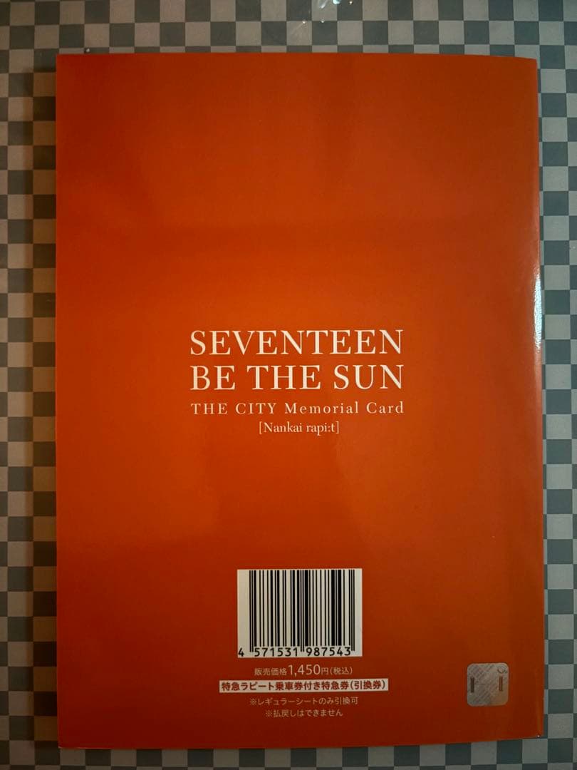 SEVENTEEN BE THE SUN メモリアルカード エスクプス