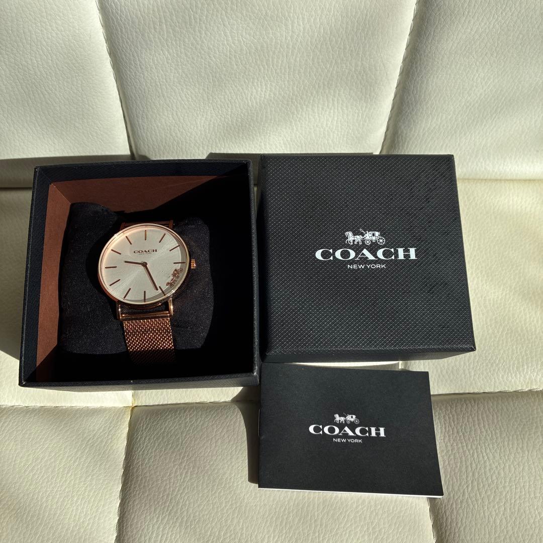 【未使用品】COACH レディース腕時計 ローズゴールド　プレゼントにも！