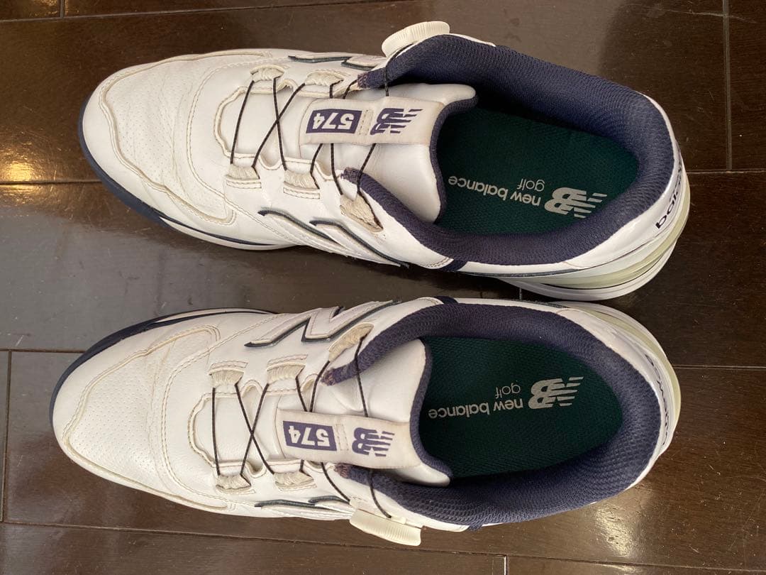 n*o様 ニューバランス スパイクレス シューズ 574 BOAホワイト 中古品