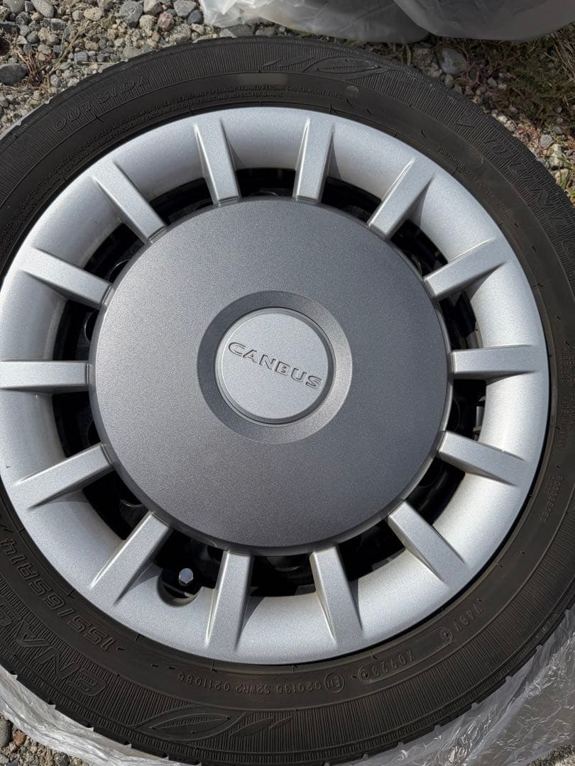 さ*ん様 ダイハツムーブキャンバス　純正ホイルタイヤ14インチ4本セット