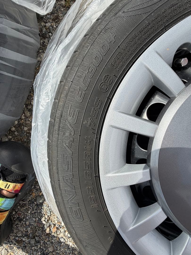 さ*ん様 ダイハツムーブキャンバス　純正ホイルタイヤ14インチ4本セット