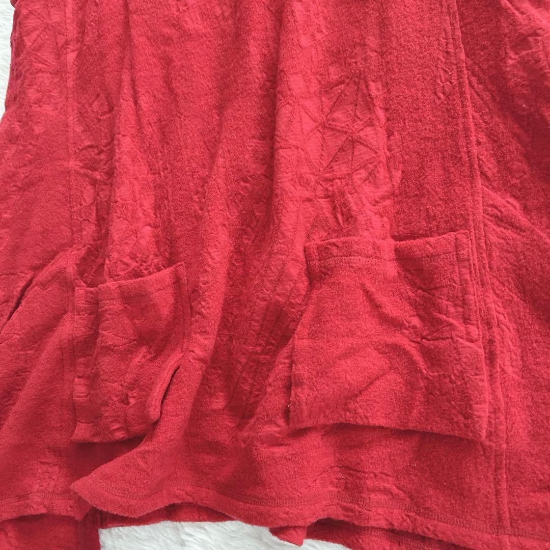 センソユニコ✨ann吉★総柄　ジャガード　モックネック　ノースリーブ　チュニック