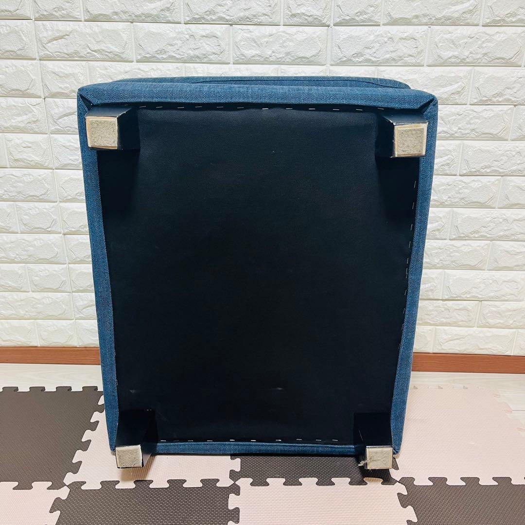 リラックスフォーム　オットマン　青　ブルー