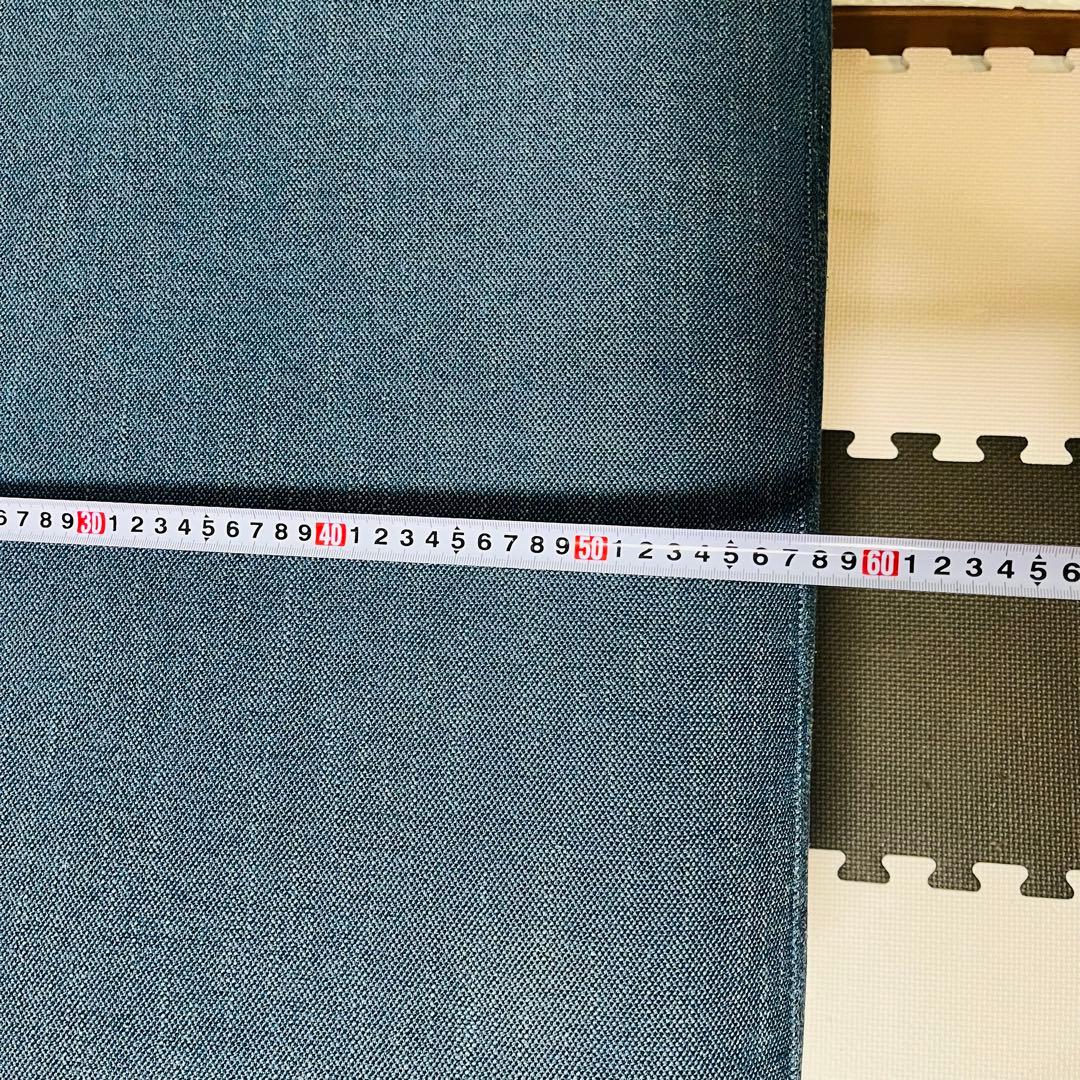 リラックスフォーム　オットマン　青　ブルー