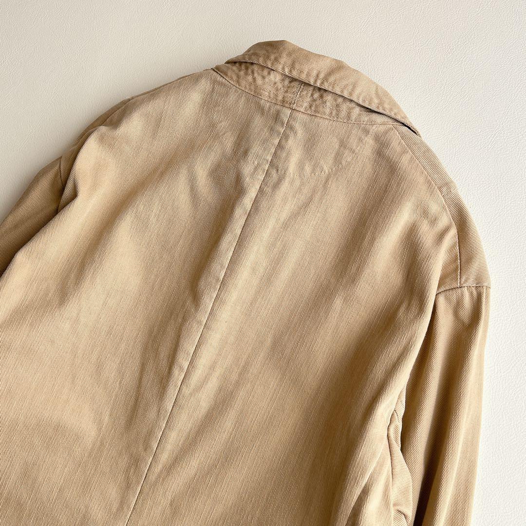 45rpm 45R ⿻ コットン ステンカラーコート カジュアル ロングコート