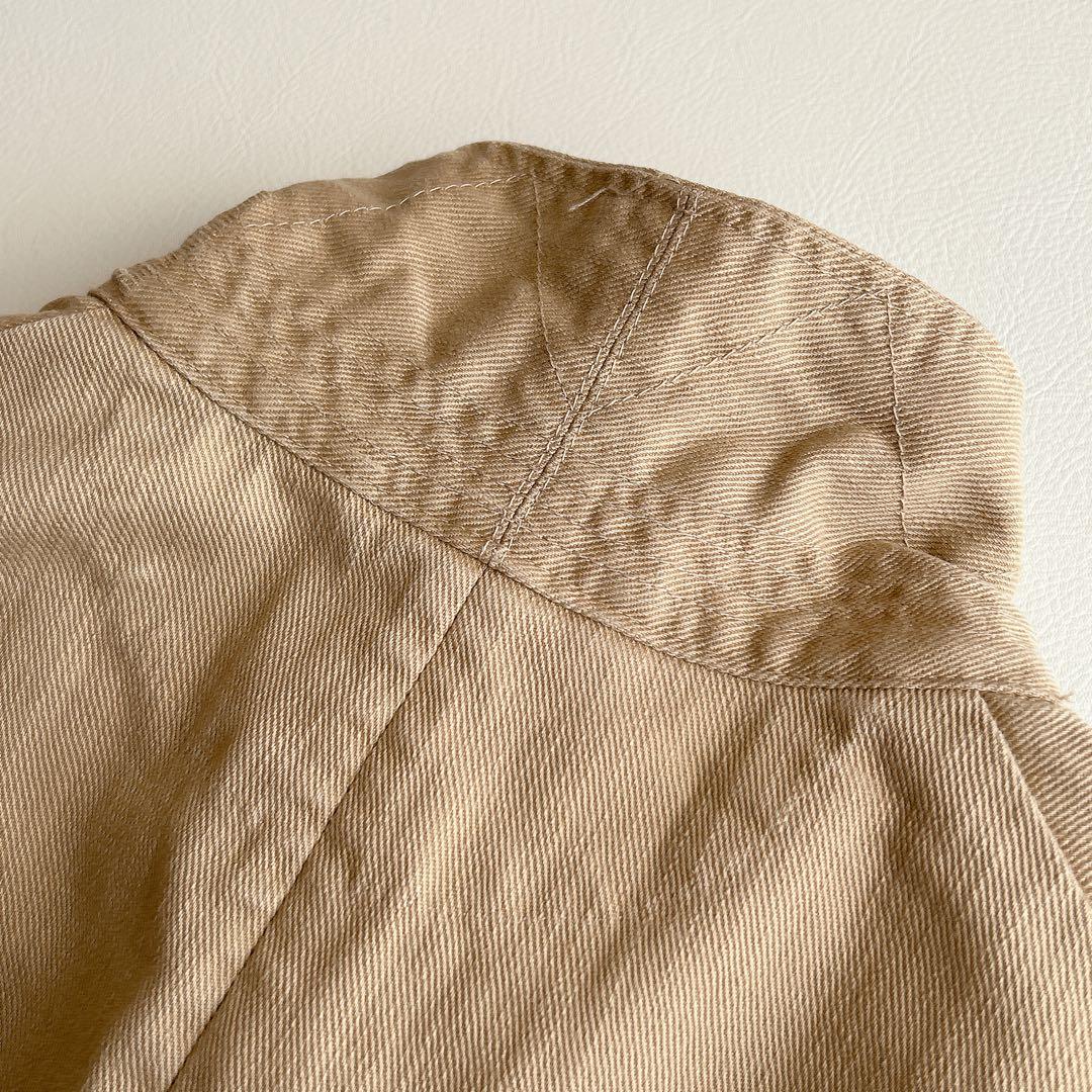 45rpm 45R ⿻ コットン ステンカラーコート カジュアル ロングコート